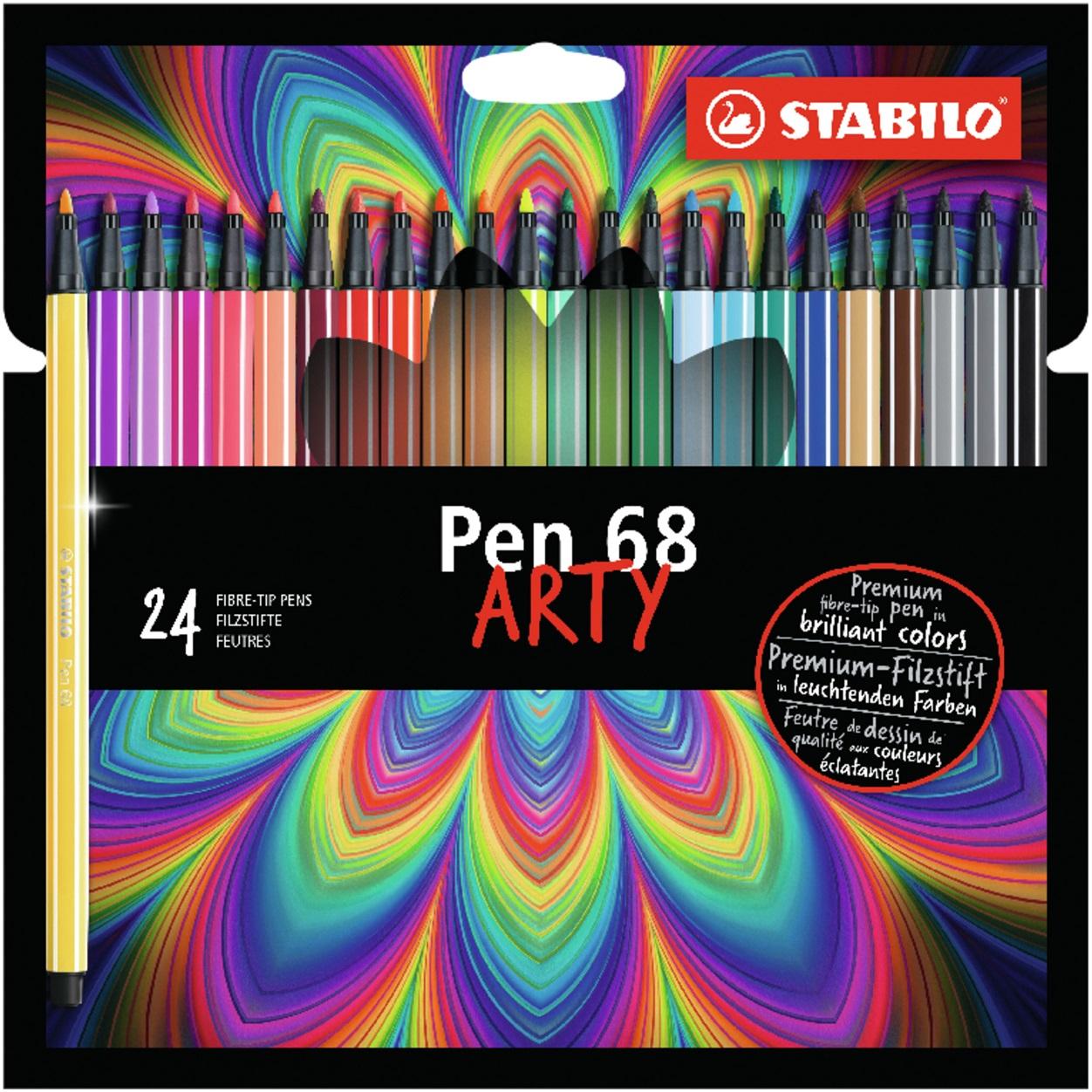 STABILO Flomasteri Pen 68 Arty 24/1