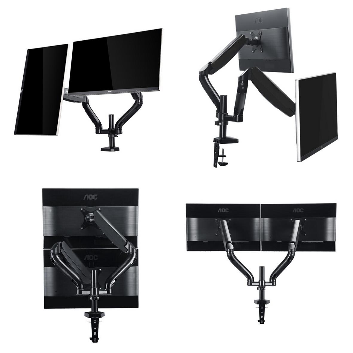 Selected image for COBALT Stoni nosač za dva monitora ili laptopa sa USB hub-om