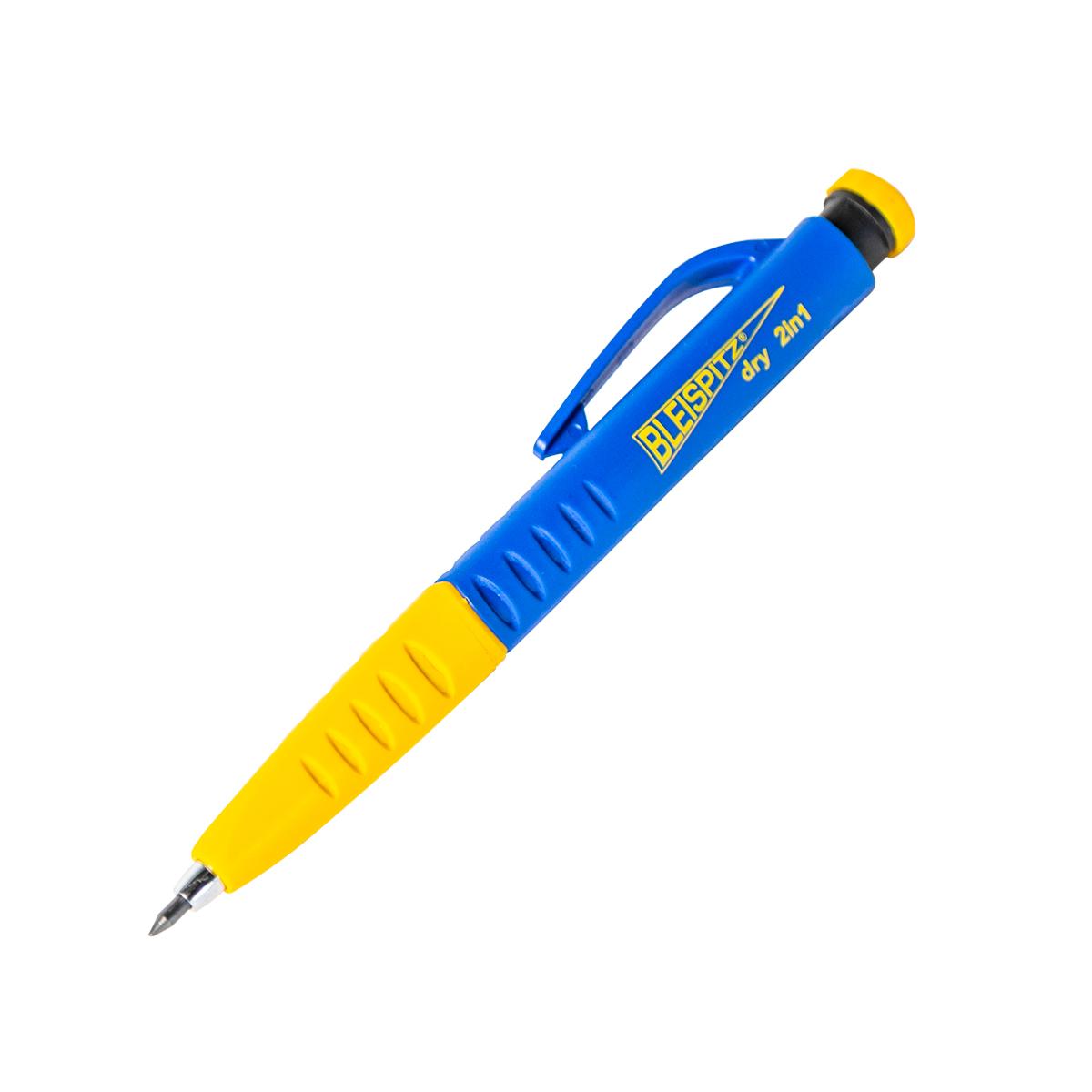 BLEISPITZ Patent grafitna olovka 2u1 hrom