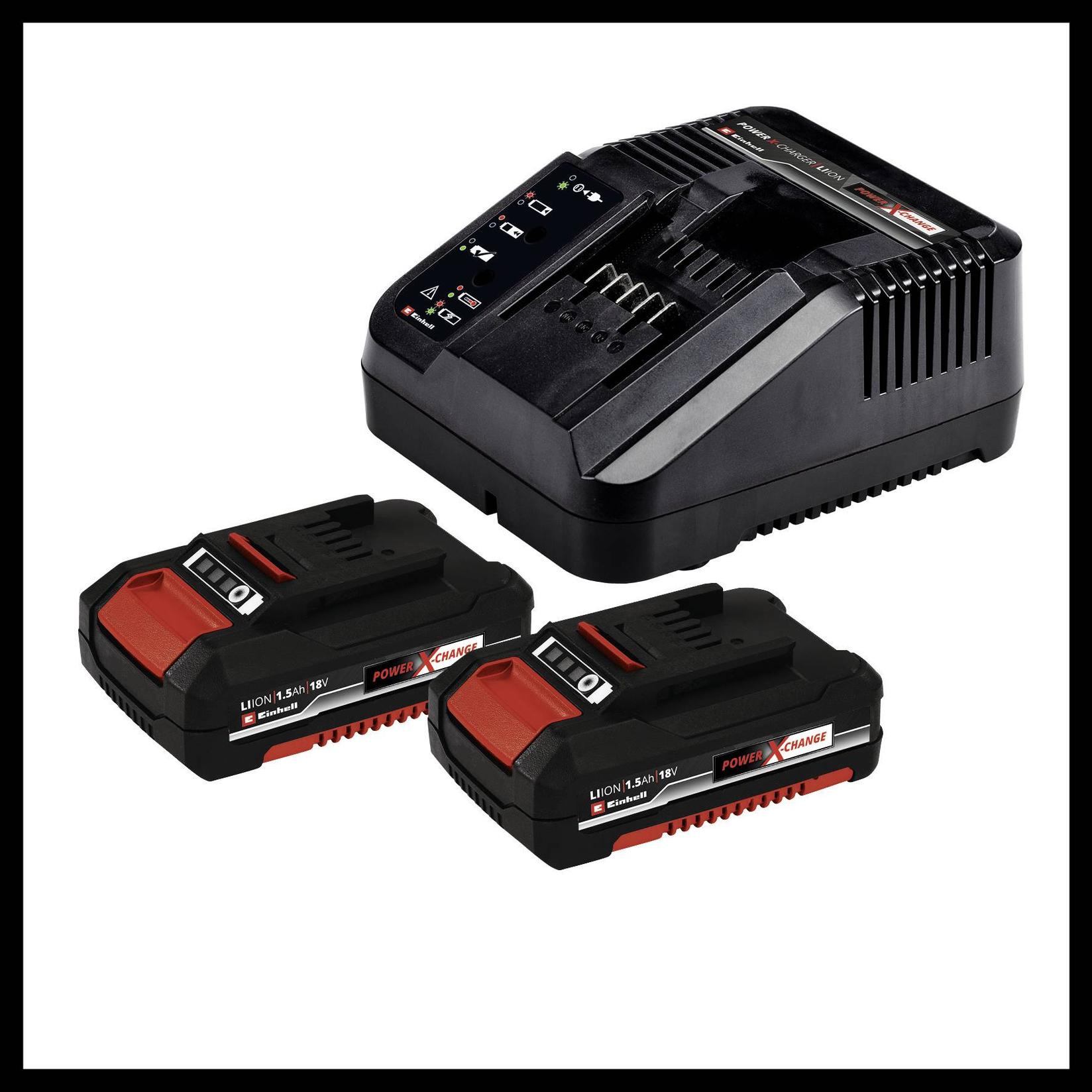Selected image for EINHELL Akumulatorska bušilica sa baterijom TE-CD 18/40-1 Li (2x1.5 Ah) crvena