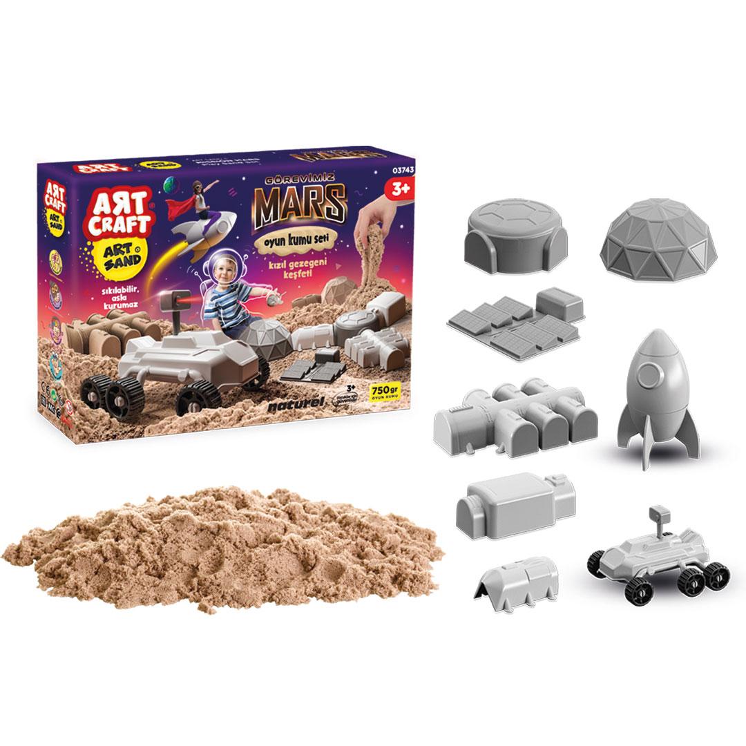 DEDE Kinetički pesak sa kalupom ArtCraft Mars