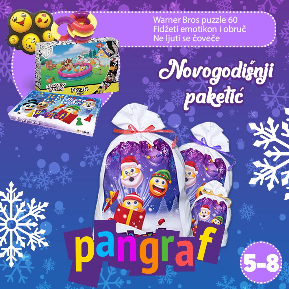 PANGRAF Novogodišnji paketić - srednji 5-8g