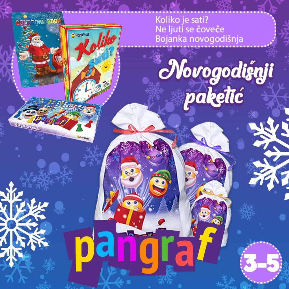 PANGRAF Novogodišnji paketić - veliki 3-5g