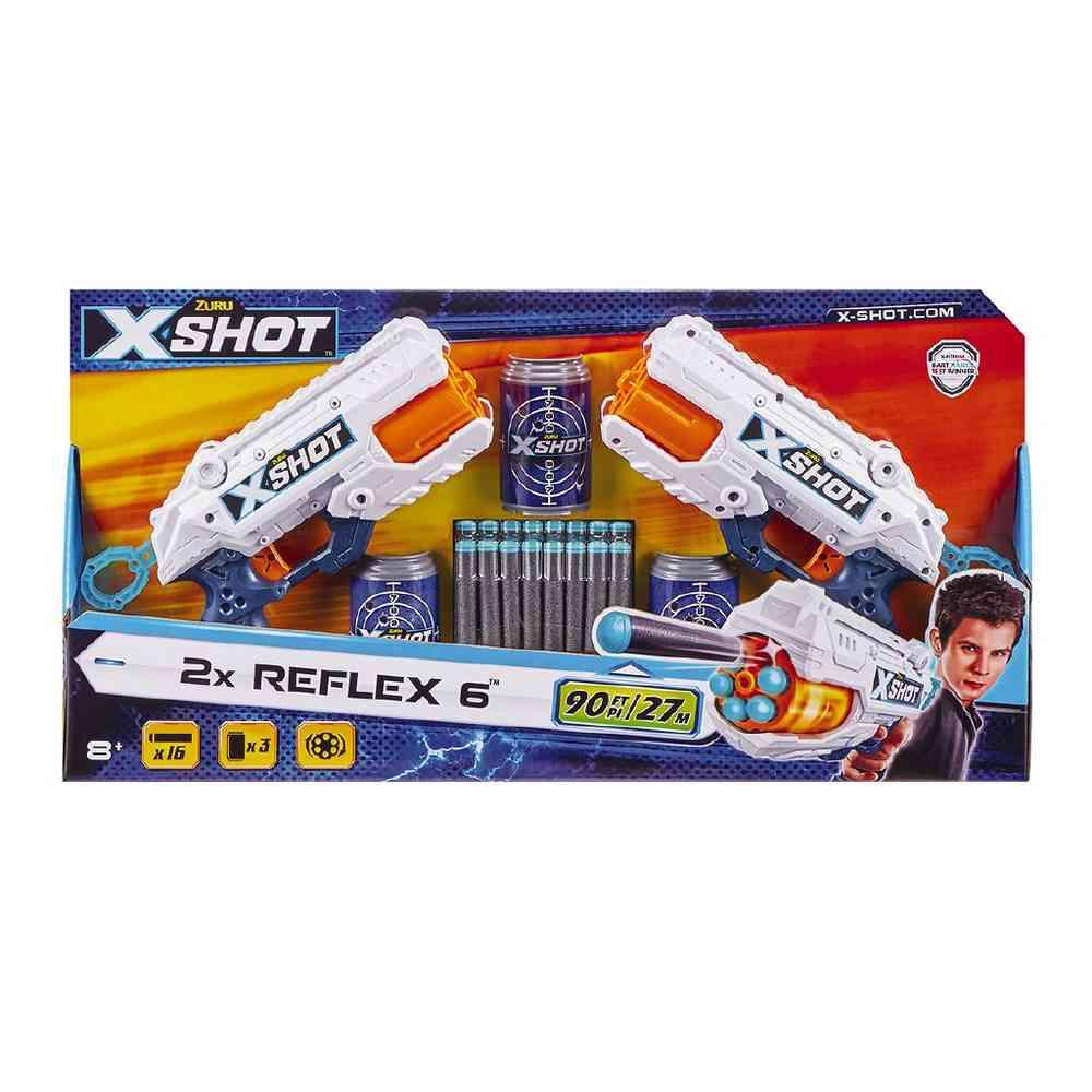 Selected image for X SHOT Set pištolja Excel Reflex Double Blasters beli