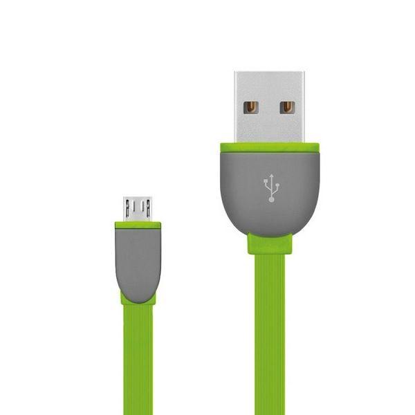 PROSTO USB 2.0 kabl USB A - USB micro b1m USB k-f/gr zeleni