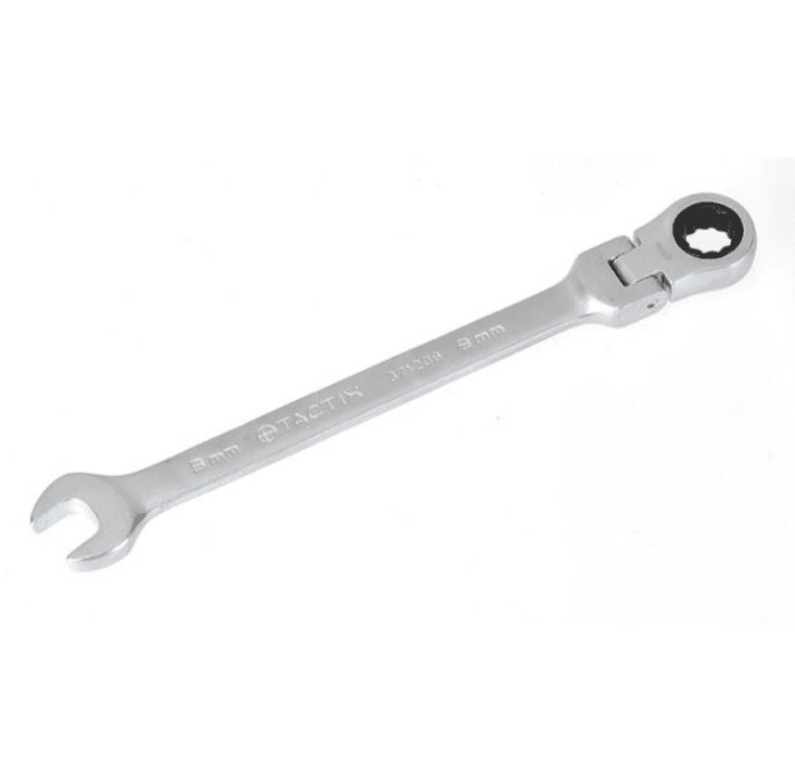 TACTIX Okasto-viljuškasti ključ sa račnom 19mm