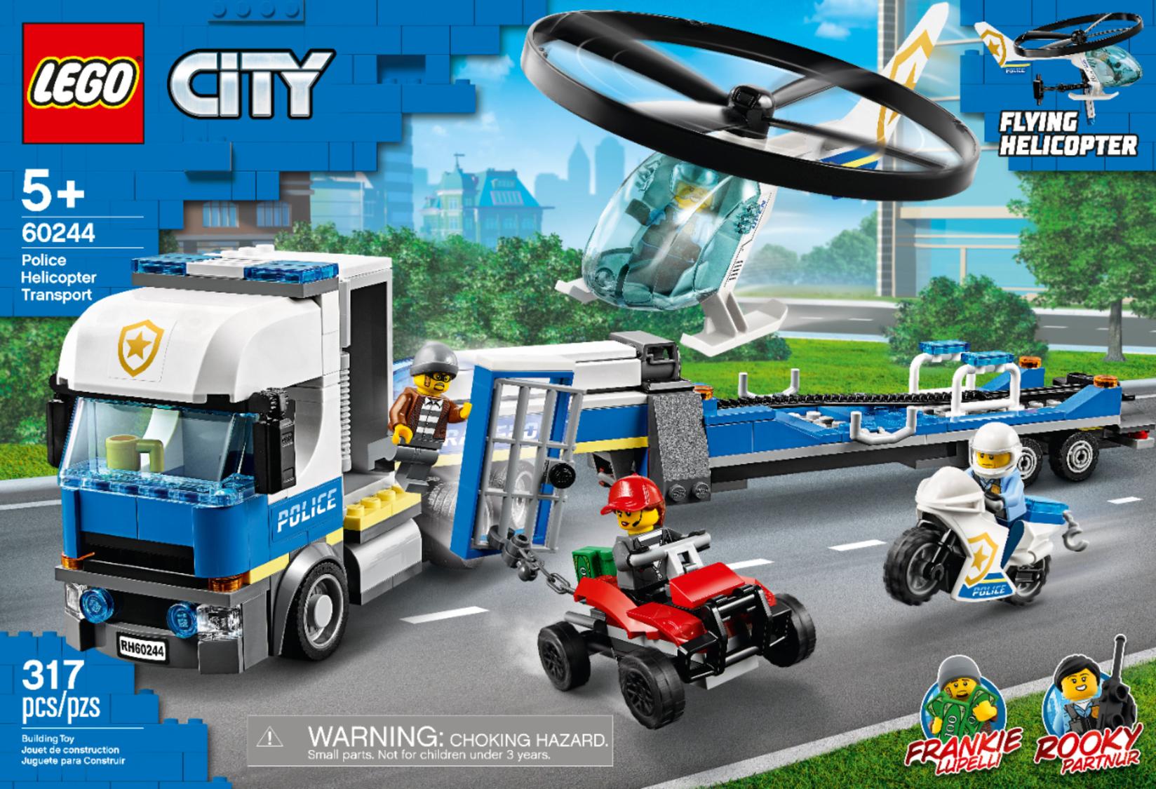 LEGO Kocke City Police Helicopter Transport LE60244