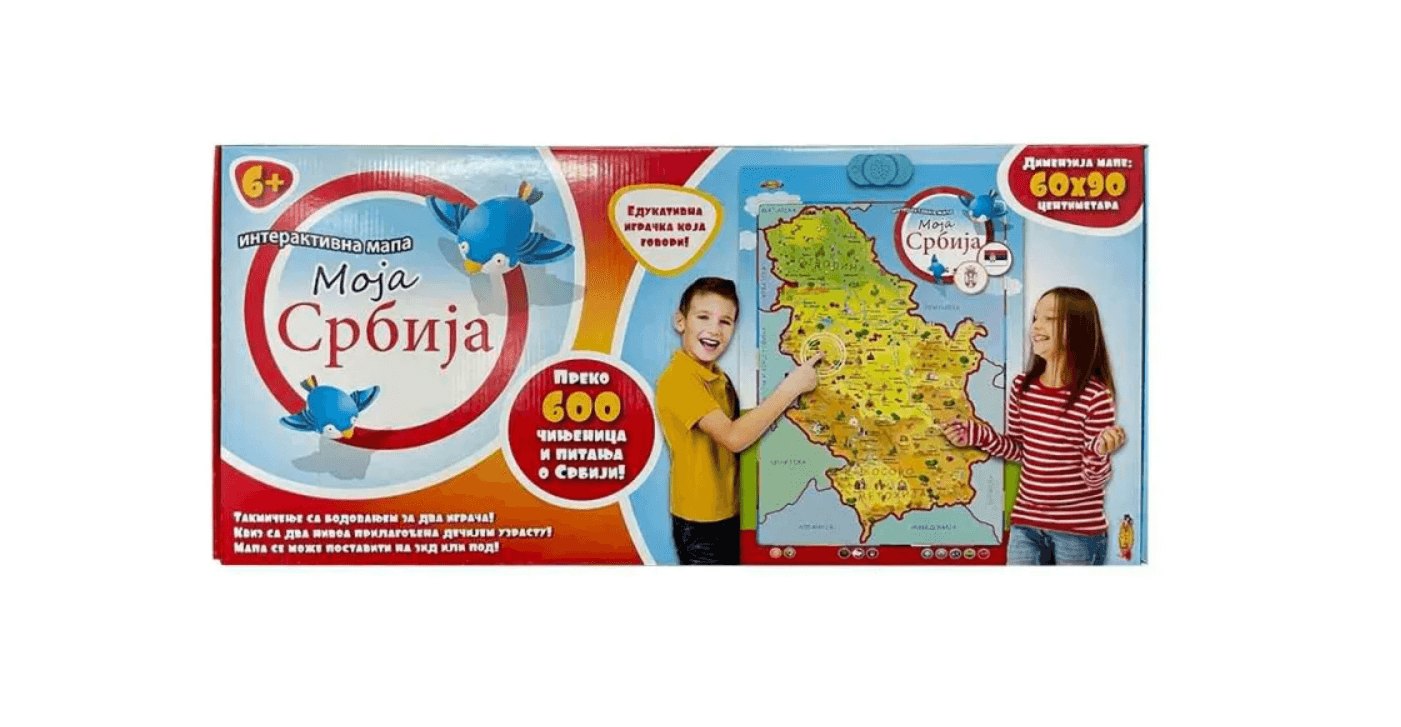 ZANZOON Društvena igra Mapa Srbije