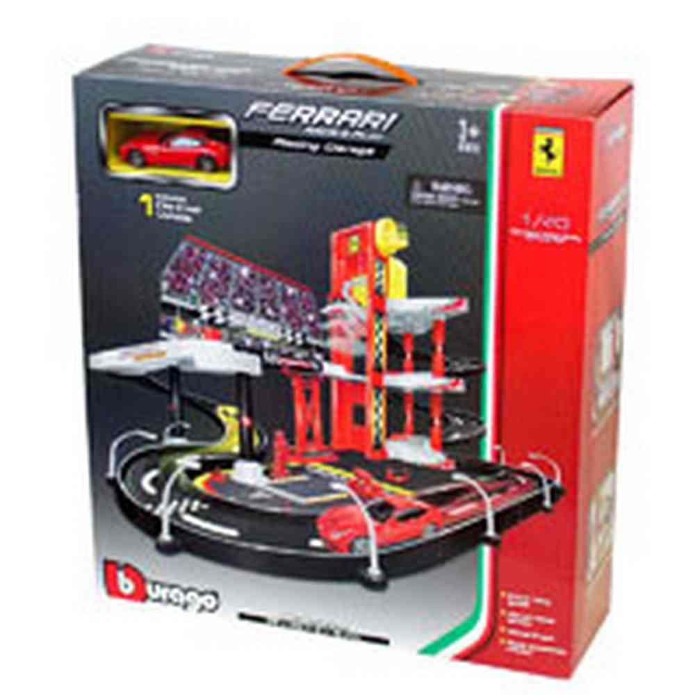 BURAGO Garaža sa autićima Ferrari 1:43