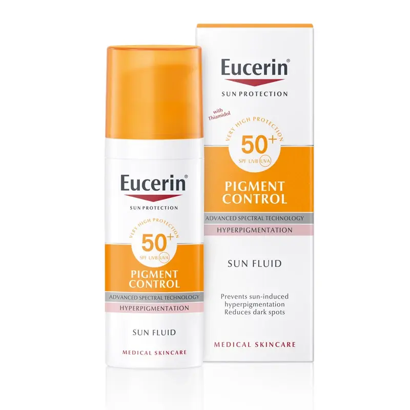 Selected image for EUCERIN Fluid Sun Pigment control  SPF 50+ 50ml