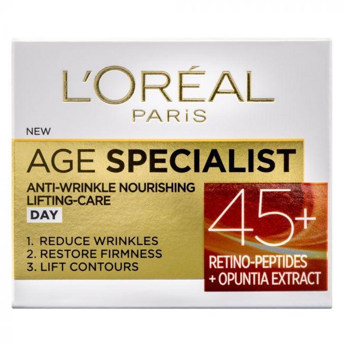 L'OREAL PARIS Ženska dnevna krema protiv bora Age Specialist Anti-Wrinkle 45+ 50ml
