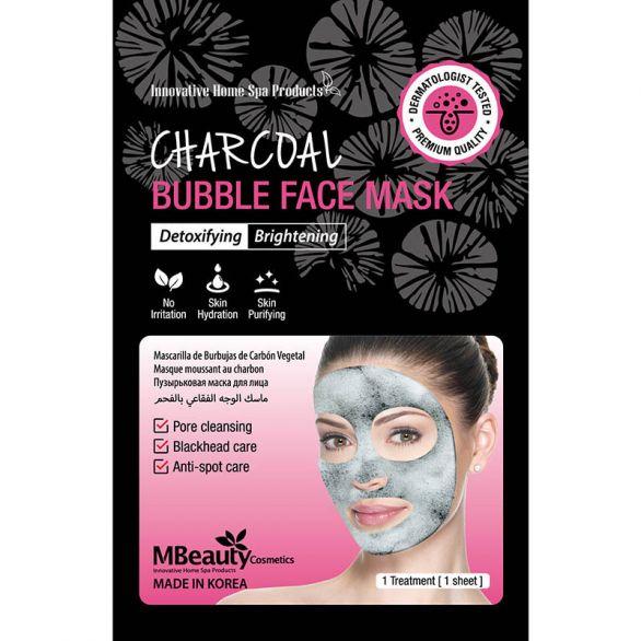 MBEAUTY Maska za lice bubble crna detox 20ml
