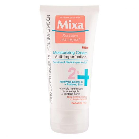 Selected image for MIXA Ženska hidratantna krema za osetljivu kožu sklonu nesavršenostima 50 ml