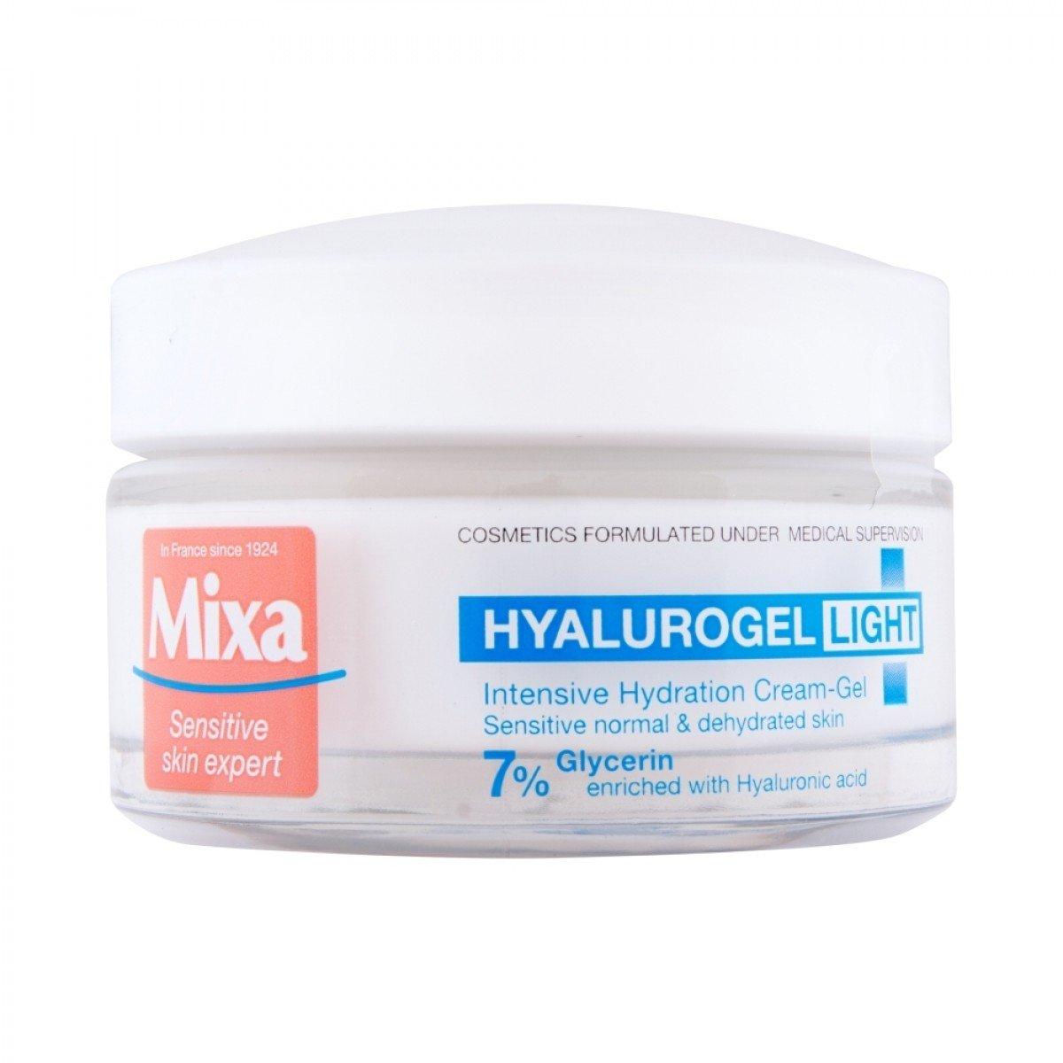 MIXA Ženska krema za intenzivnu hidrataciju Hyalurogel Light 50 ml