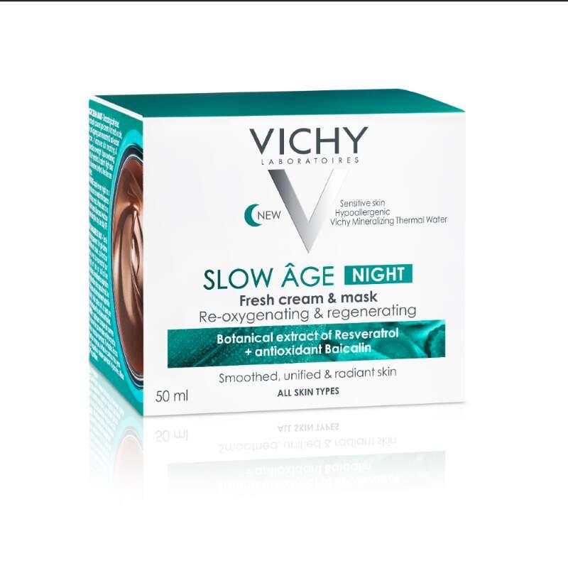Selected image for VICHY Noćna krema za lice Slow Age Fresh Cream & Mask Night 50 ml
