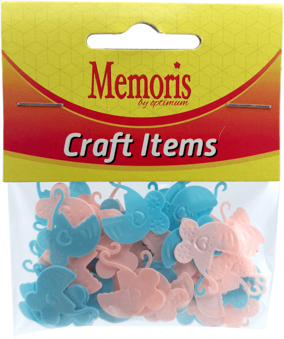 Selected image for MEMORIS Craft ukrasi u obliku dečijih kolica 5/1 plavo-roze