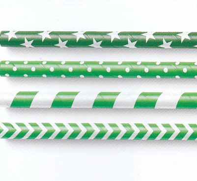 Selected image for UNI LINE Papirne slamčice 100/1 zelene