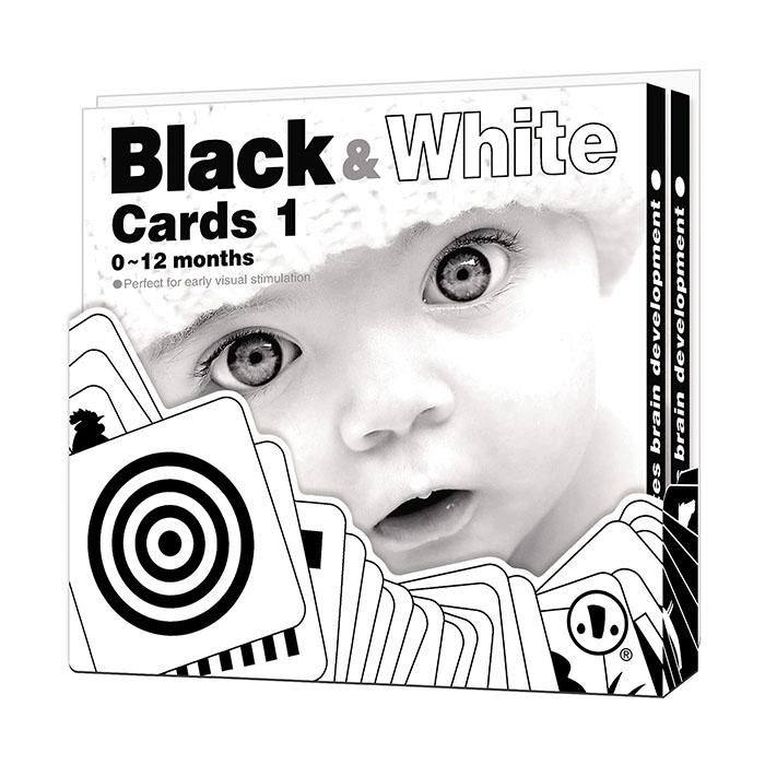 Teeny Baby Cards 1 Kartice za bebe, Crno-bele