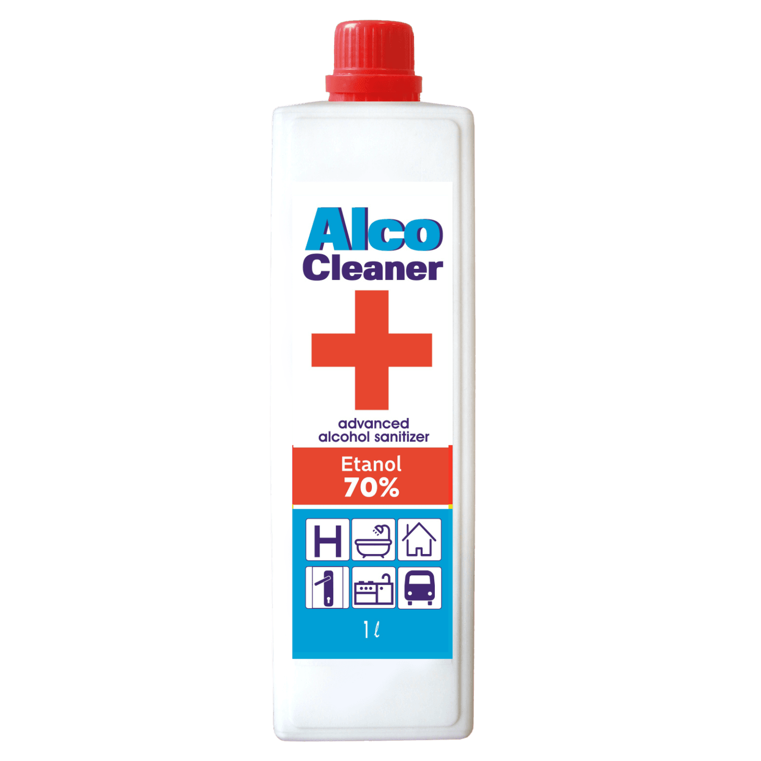 ALCO CLEANER Sredstvo za dezinfekciju 70% alkohola 1l