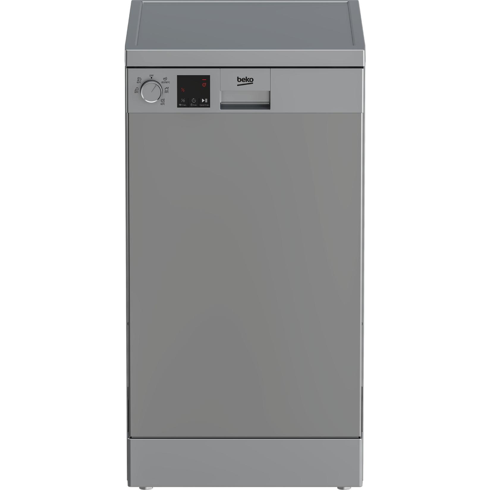 Beko DVS 05024 S Mašina za pranje sudova, 11,9 l, Siva