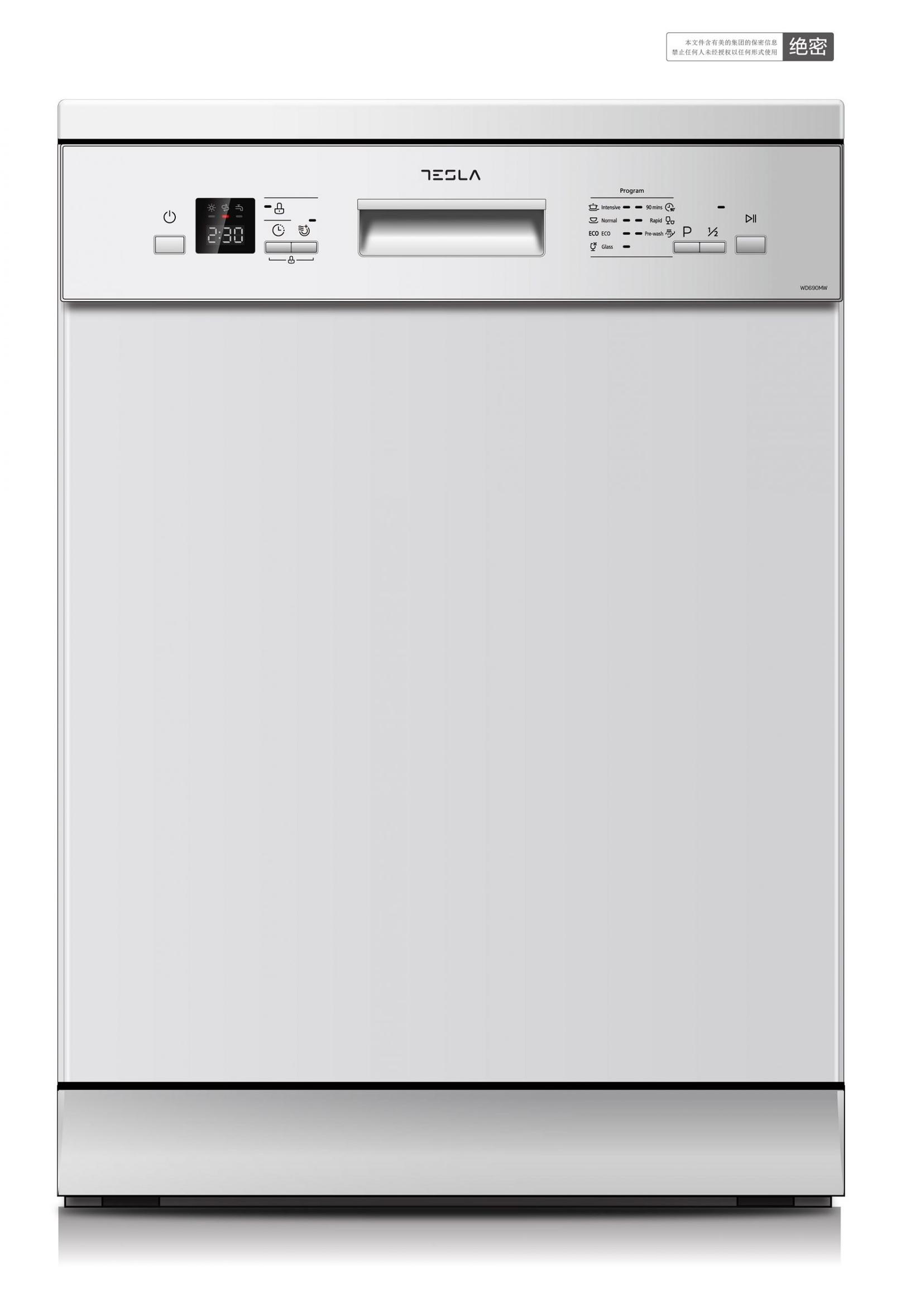 TESLA Samostojeća mašina za pranje sudova WD690MW bela