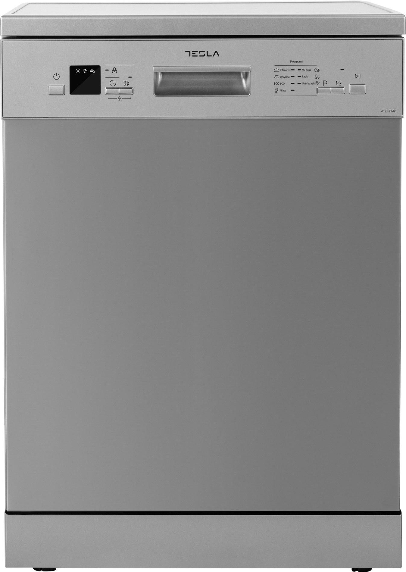 TESLA Samostojeća mašina za pranje sudova WD690MX siva