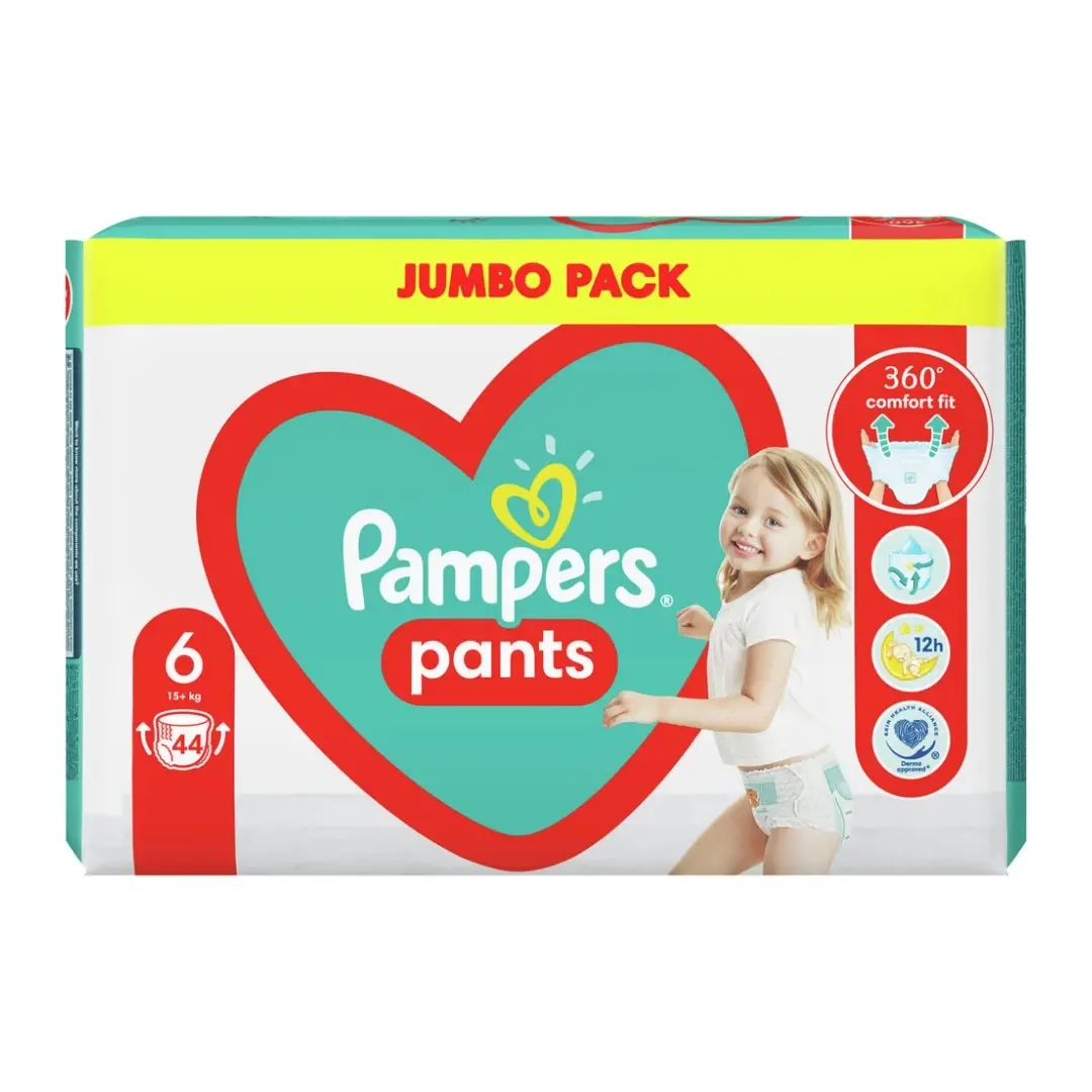 PAMPERS Pelene Jumbo Pack 6 Extra Large Pants 44/1 100810.0