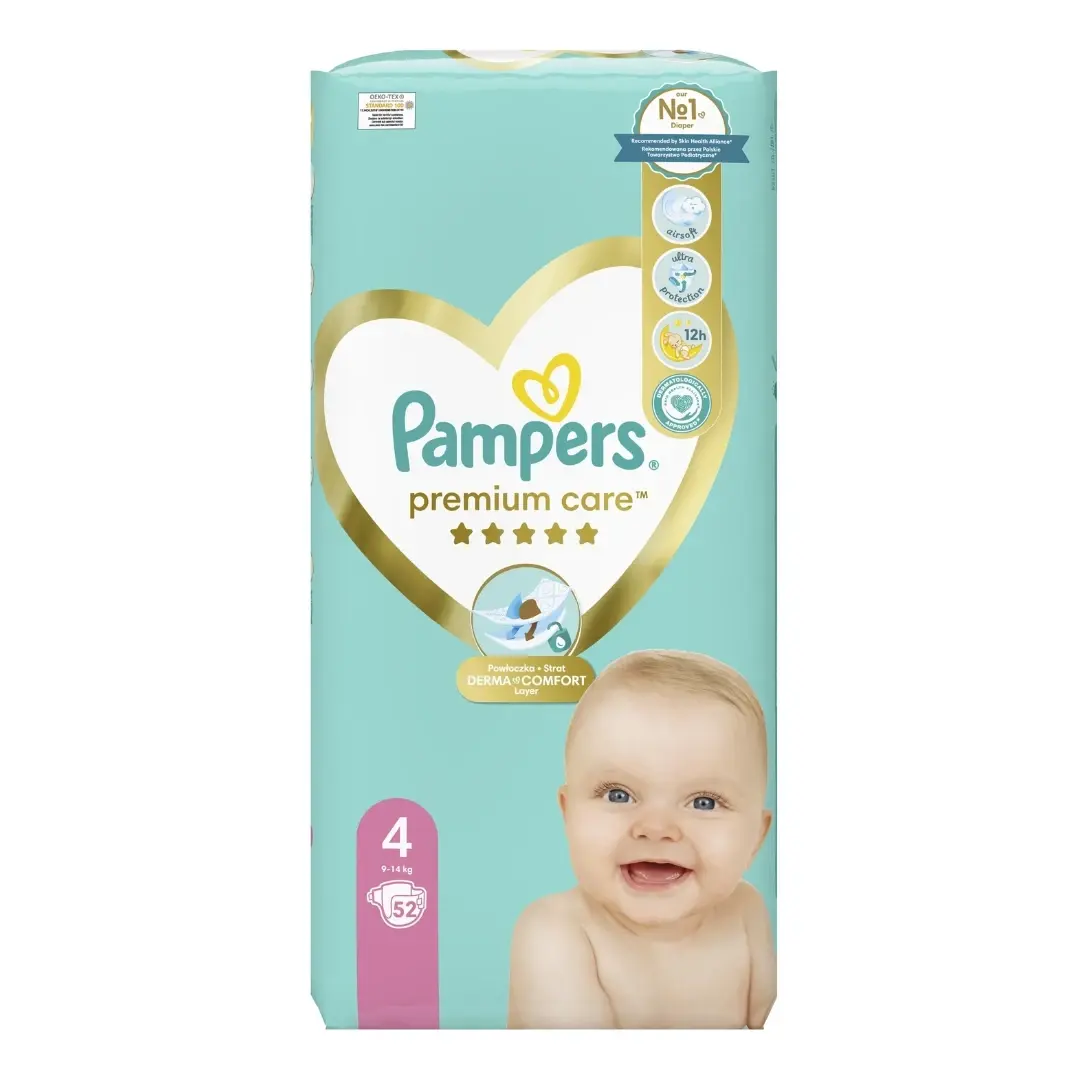 PAMPERS Pelene Premium value pack 4 maxi 52/1