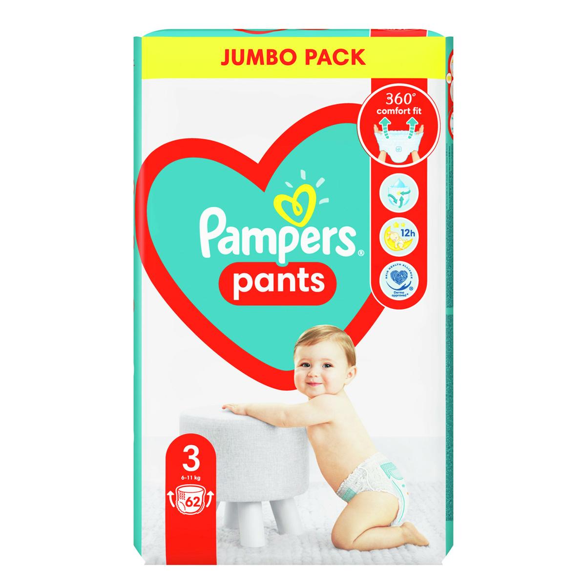 Selected image for PAMPERS Pelene za jednokratnu upotrebu Pants 3, 6-11 kg 62 komada 123937.0