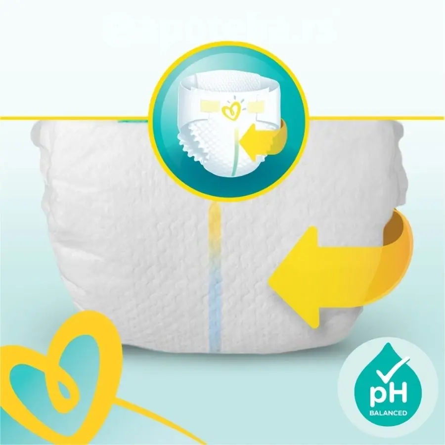 Selected image for PAMPERS Premium Care Pelene, Value pack 3 midi 60/1