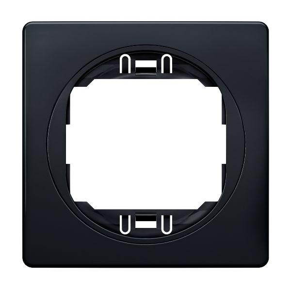 Selected image for ALING-CONEL Maska jednostruka 80x80 crna soft sa crnim nosačem