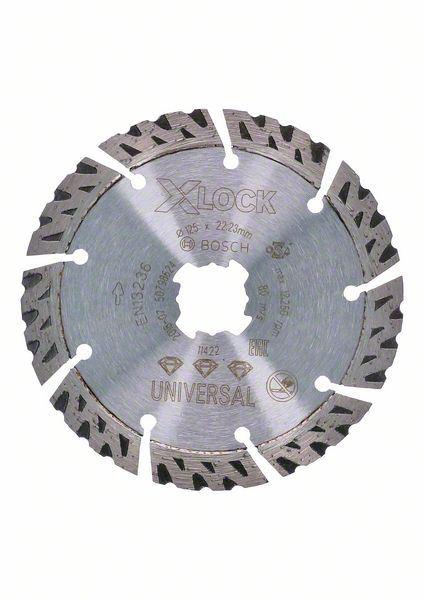 BOSCH Brusni disk X-LOCK 125 x 22,23 x 2,4 x 12 mm sivi