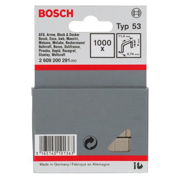 Selected image for BOSCH Spajalica, tip 53, 11,4x0,74x4mm