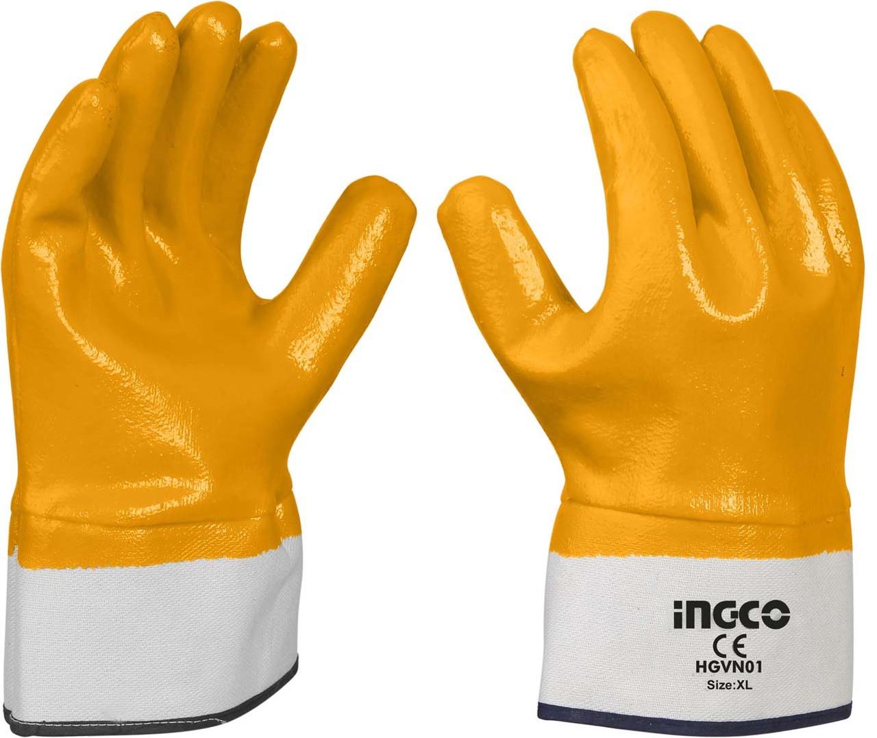 Selected image for INGCO HGVN01 Nitrile rukavice, Narandžaste