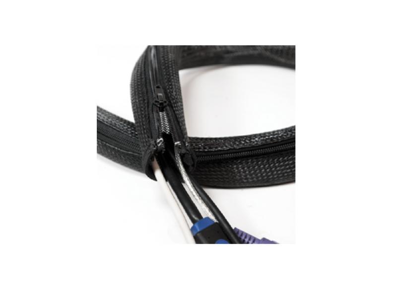 Selected image for LOGILINK Fleksibilna zaštita za kablove sa rajfešlusom 2m x 30mm crna