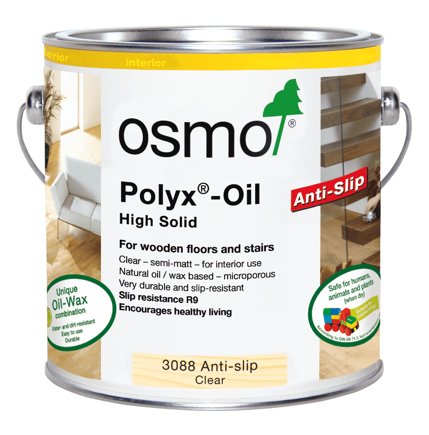 Selected image for OSMO Tvrdo voštano ulje za drvo, Otporno na klizanje, 2.5l, Polumat, 3088
