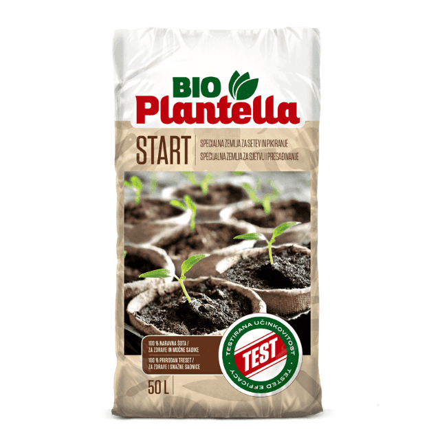 PLANTELLA Zemlja za cveće substrat Bio start 50 L