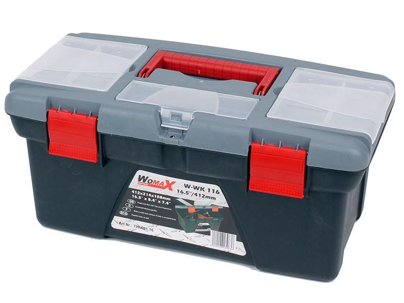 WOMAX Kofer za alat 355x182x154 mm plastični