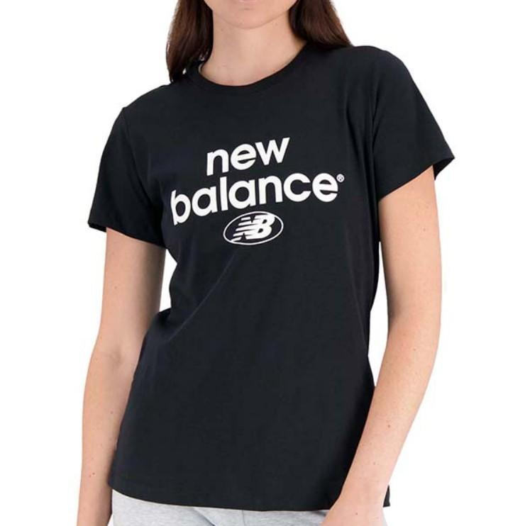 NEW BALANCE Ženska majica kratkih rukava Jersey Athletic Fit crna