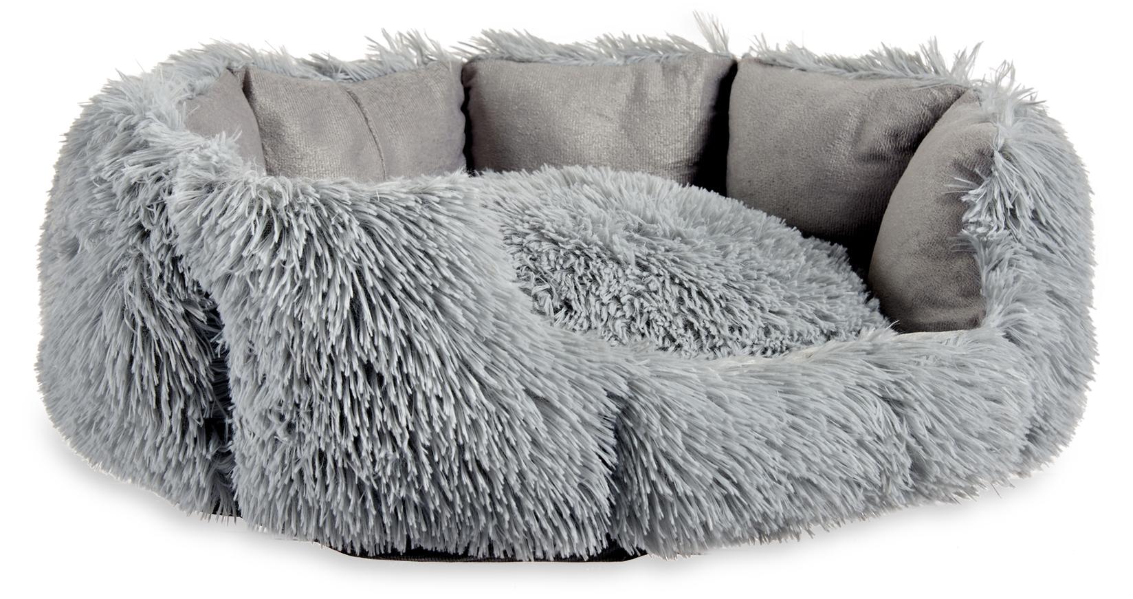 Selected image for MASCOW Ovalni kreveti za ljubimce sivi