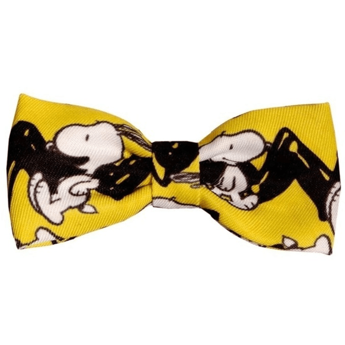 ZOOZ PETS Leptir mašna za kućne ljubimce Snoopy Charlie Brown XS/S žuta