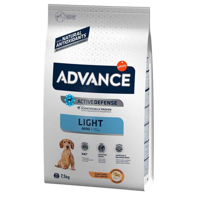 ADVANCE Suva hrana za pse Adult Mini Light 7.5 KG