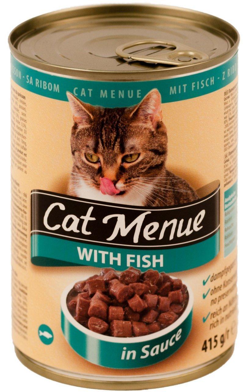 CAT MENU Vlažna hrana za mačke u konzervi sa ukusom ribe 415g