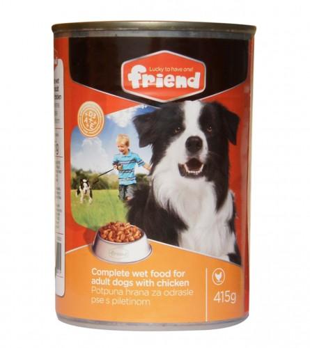 FRIEND Hrana za pse u konzervi piletina 415g