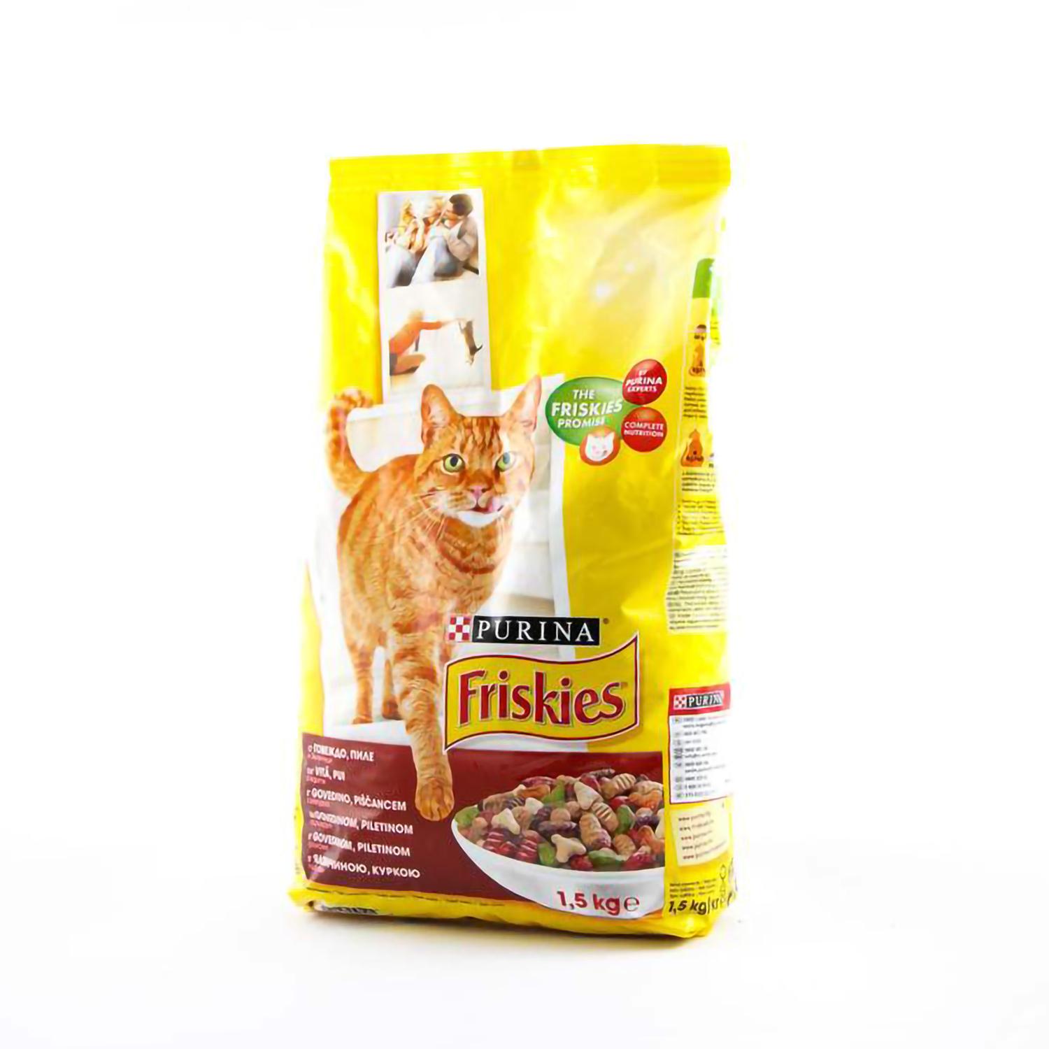 Selected image for FRISKIES Cat Adult Piletina&Povrće 1.5 KG