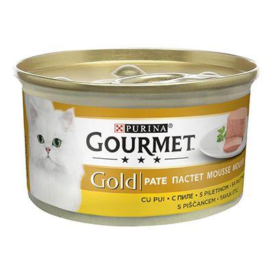 Selected image for GOURMET Hrana za mačke Gold piletina pašteta 85g