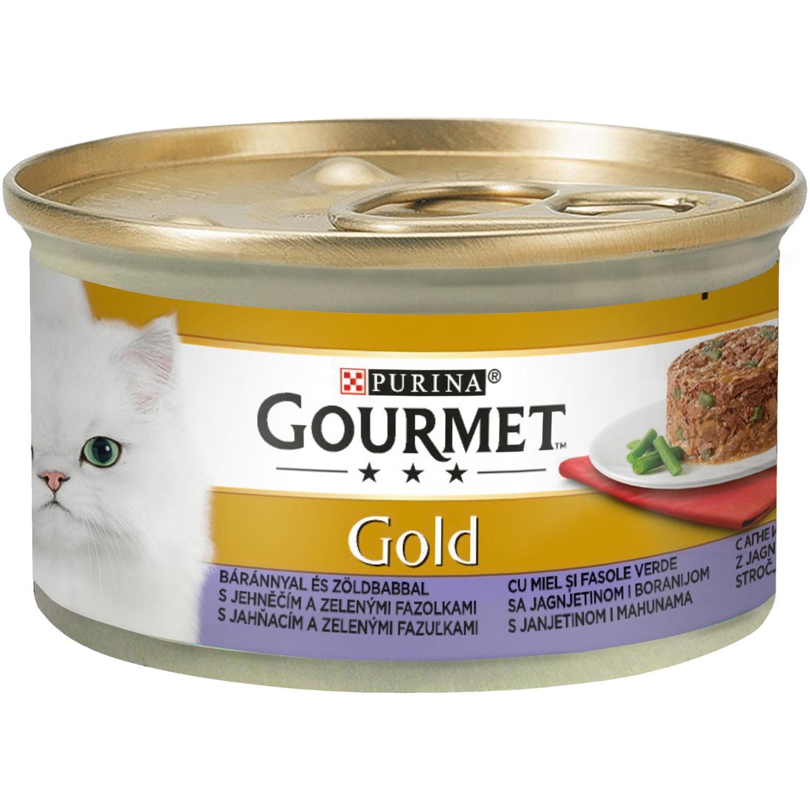 Selected image for GOURMET Hrana za mačke Gold Savoury Cake jagnjetina i boranija 85g