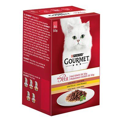 GOURMET Hrana za mačke Mon Petit piletina 6x50g