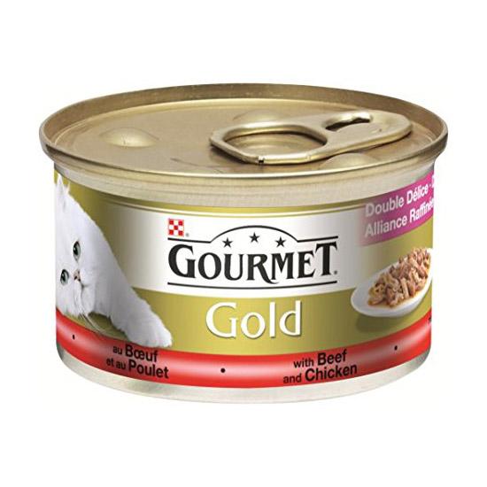 Selected image for GOURMET Sos za mačke Gold Duo govedina i piletina 85g