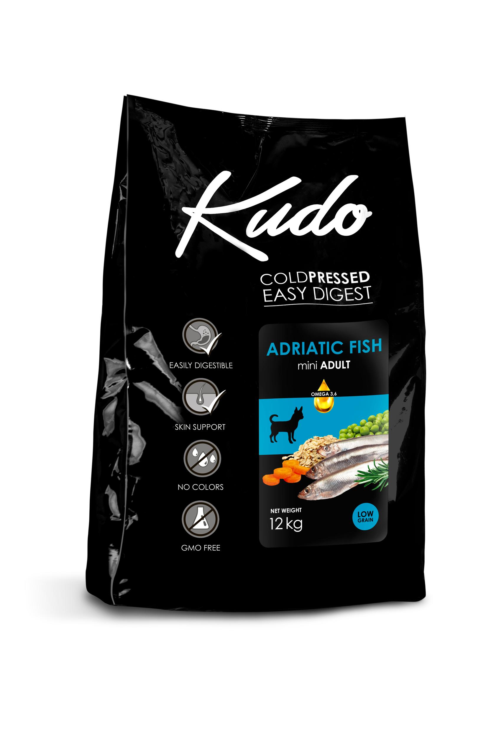 Selected image for KUDO Suva hrana za pse malih rasa starije od 12 meseci sa ukusom ribe LG 3 kg